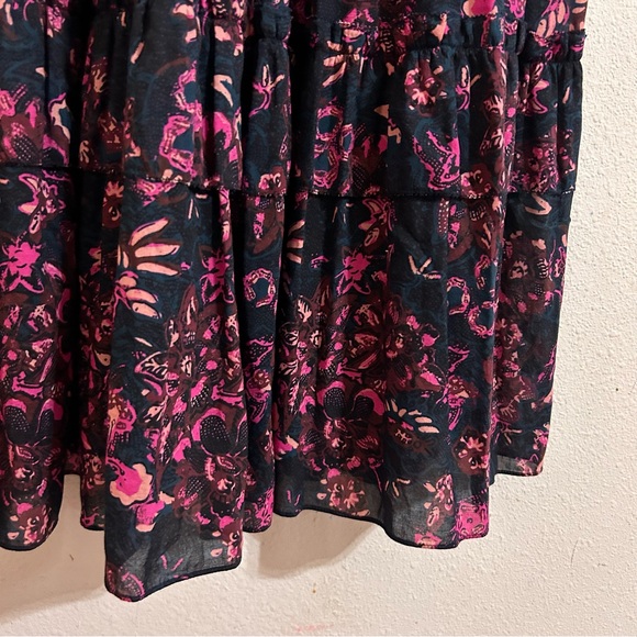 Ulla Johnson Amora Tie Back Floral Ruffle Midi Dress 6 - Picture 6 of 16